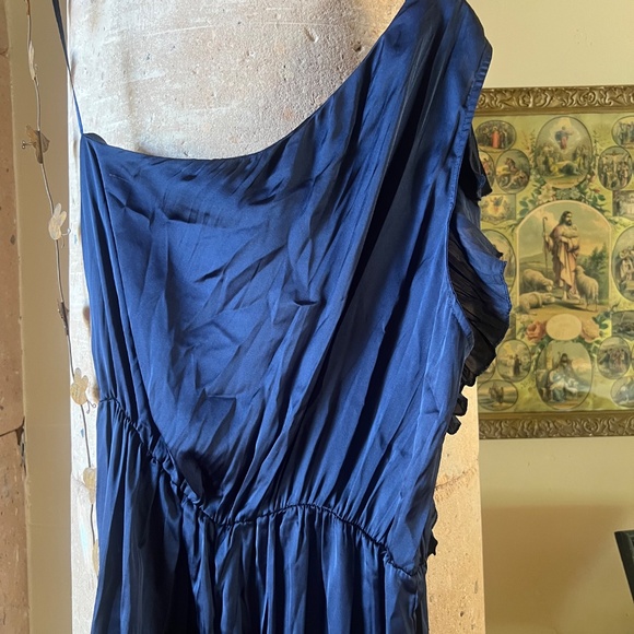 NWT Zara jumpsuit size S blue - Picture 8 of 9